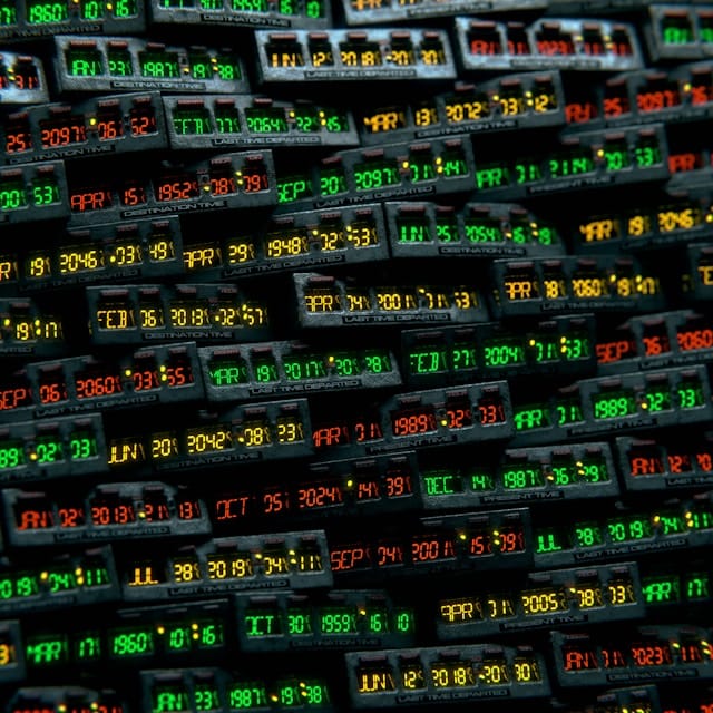 Pantalla de trading con precios de criptomonedas en tiempo real